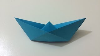 COMO HACER UN BARCO DE PAPEL TUTORIAL PAPIROFLEXIA ORIGAMI [upl. by Aremahs467]