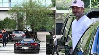 Beckhams 77 Million Miami Mansion David Arrives in a McLaren to Inspect Their New Palace [upl. by Gnad125]