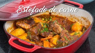 COMO PREPARAR ESTOFADO DE CARNE FACILITO  COMIDA PERUANA  RECETA DE ACOMERPE [upl. by Torhert]