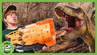 The EPIC TRex Hunt  GIANT Dinosaurs  TRex Ranch Dinosaur Videos for Kids [upl. by Llevart941]