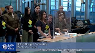 Select Budget Committee October 27 2023 Session I [upl. by Candace]