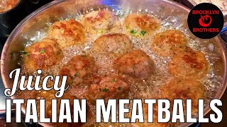 How to Make Italian Meatballs Like a Pro  Juicy Meatball Recipe [upl. by Clemence]