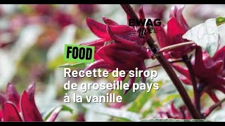 Recette de sirop de groseille pays à la vanille [upl. by Ahsas]