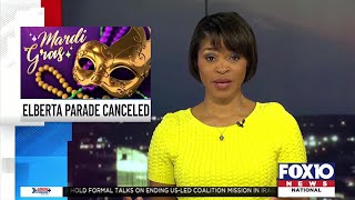 Elberta cancels Saturday Mardi Gras parade due to weather concerns [upl. by Evania276]