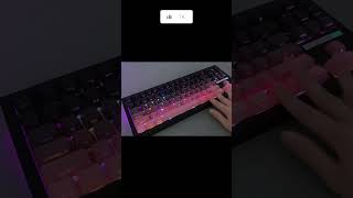 Mechnical Keyboard Beautiful Light Effects 2 DIY Keybord Gadgets [upl. by Naawaj957]