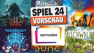 ENDLICH Vorschau auf die ASMODEE Neuheiten zur SPIEL 24 [upl. by Currey]