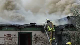 Manderson Wyoming House Fire July 20 2024 [upl. by Vanthe364]