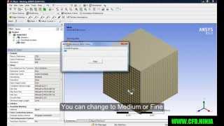✅ ANSYS MESHING  Fine Mesh  Basic Tutorial 1 [upl. by Olzsal25]