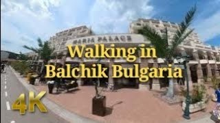 4K Balchik Beach Walking Tour  New 2023 [upl. by Okiram161]