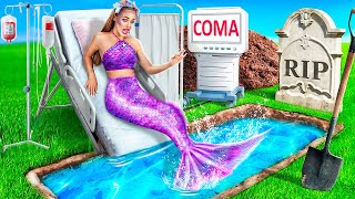 My Sister Mermaid Is in a Coma I Saved a Mermaid Ghost [upl. by Anielram]