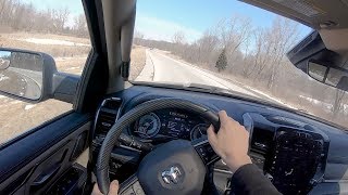 2019 Ram 1500 Limited Crew Cab 4x4  POV Test Drive Binaural Audio [upl. by Theurich]