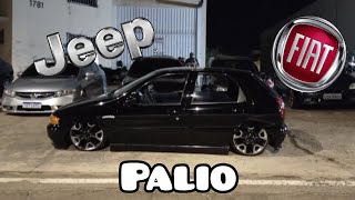 OFF CAR  Palio rebaixado com rodas da JEEP COMPASS [upl. by Irahc]