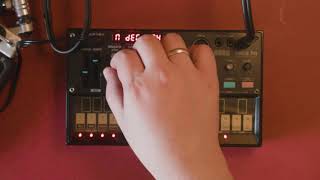 Korg Volca FM  Percussion Live 27112018 [upl. by Rehpotsirahc]