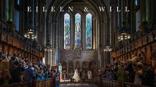 Beautiful Groom Reaction  Glasgow Uni Chapel Cloisters  Carberry Tower Wedding [upl. by Anelrahs]