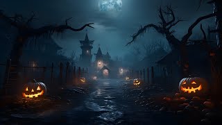 Haunted Village  Spooky Halloween Music  Wind Ambient [upl. by Gnues]