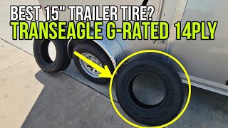 Best 15quot trailer tire for RVs Transeagle 14ply GRated Tires and Aluminum Wheels [upl. by Colman]