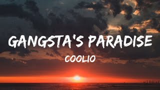 Coolio  Gangstas Paradise Lyrics ft LV [upl. by Akiehsat]