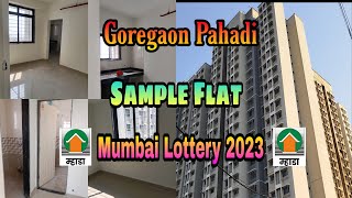 Mhada Goregaon Pahadi  LIG SAMPLE FLAT  Mhada Lottery Project 2023 Mumbai  Goregaon Bangur Nagar [upl. by Florian308]