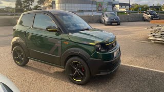 Ep 235 Ligier Myli rebel x a cool electric moped car life in 45kmh [upl. by Saalocin]