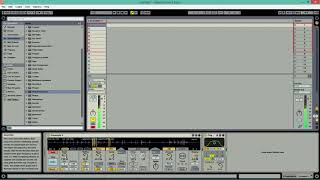 Ableton Granulator Ambient Session Screencast [upl. by Esirahs]