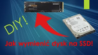 Jak zmienić dysk na SSD [upl. by Nebur124]