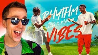 MINIMINTER REACTS TO Tobi amp Manny  Rhythm amp Vibes [upl. by Elkraps198]