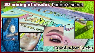 3D Glitter Eyeshadow Mixing  Parlour Secret Eyeshadow Hacks eyeshadow glittereyeshadow makeup [upl. by Ennirac]