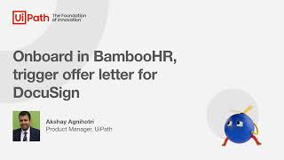 Onboard in BambooHR trigger offer letter for DocuSign [upl. by Ehctav362]