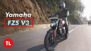 Yamaha FZS V3 BS6 Exploring Features  Comparison with V2 and V3 BS4 [upl. by Melany]