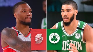 Trail Blazers vs Celtics  201920 NBA Highlights [upl. by Akinat]