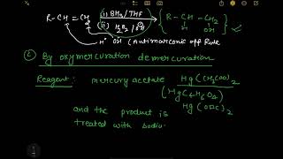 Methods of preparation of Alcohols [upl. by Esinal969]