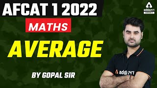 AFCAT 1 2022  AFCAT Maths  Average [upl. by Doownil306]