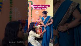 Mummy aur unki kitty party 😂 maimohini kittyparty comedy shorts funny mummycomedy [upl. by Acissej]