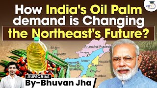 How Indias Palm Oil Push will Transform Northeast  Critical Analysis  UPSC GS3 [upl. by Zandt]