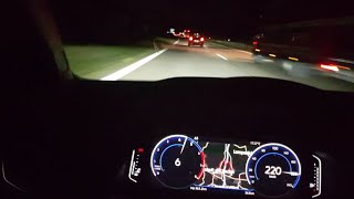 2019 VW POLO 10 TSI 116 RLINE 0220 kmh TOP SPEED amp TEST ACCELERATION ON AUTOBAHN [upl. by Laurianne701]