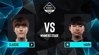 Classic vs Maru  ESL SC2 Masters Winter 2023 Finals  Winners Stage [upl. by Elac]