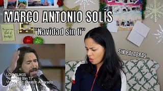 REACCIONO por PRIMERA VEZ a quotNavidad sin tiquot de MARCO ANTONIO SOLÍS [upl. by Aihsenek]