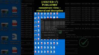 PURGAT0RY ransomware virus shorts ransomware trending [upl. by Ahsenyt174]