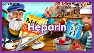 Heparin Mnemonic for Nursing Pharmacology NCLEX [upl. by Tremann]