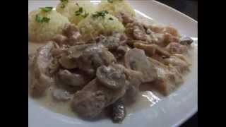 Tejszínes gombamártás Hubová omáčka Mushroom Sauce [upl. by Hagile948]