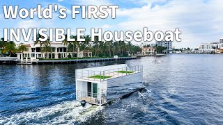 Launch of Ultra Luxury Houseboat Thats Almost Invisible [upl. by Hayyim347]