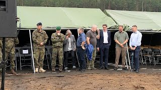 Ucraina circa 5 mila soldati tedeschi saranno di stanza in Lituania vicino alla Bielorussia [upl. by Derry]