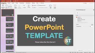 How To Create A PowerPoint Template For Beginners 2022 [upl. by Donegan106]