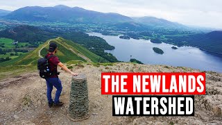 The Newlands Watershed  Wainwright Walks  Lake District England [upl. by Etak867]