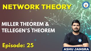 Network Theory Episode 25 Miller Theorem amp Tellegens Theorem [upl. by Airotnahs563]