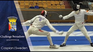 Challenge Bernadotte 2024 epee T16 Caspian P vs Conrad Seibæk Kongstad [upl. by Lenroc]