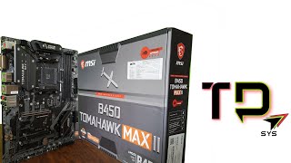 MSI B450 Tomahawk MAX II  ATX Gaming Motherboard  B450 Motherboard Review [upl. by Stargell]