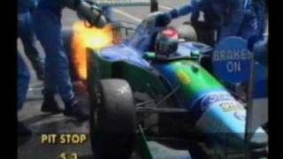 Jos Verstappen Pitbrand Hockenheim 1994 Benetton [upl. by Jarrad]