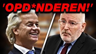 Geert Wilders VERNEDERT Frans Timmermans Fel Debat [upl. by Sacci14]