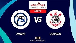 27082023  Vôlei Sub15  Feminino  Pinheiros 3 x 0 Corinthians [upl. by Kolk]